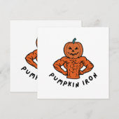 パンプキンアイアン 招待状 (正面/裏面)