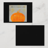 パンプキンウィズフラットノートカード ノートカード (正面/裏面)