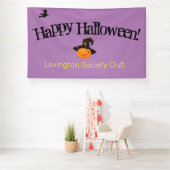 パンプキンウィッチハロウィンパーティーバナー 横断幕 (インサイチュ)