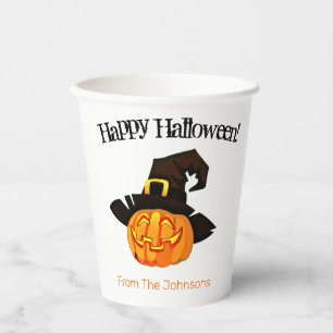 パンプキンウィッチハロウィンペーパーパーティー紙コップ 紙コップ