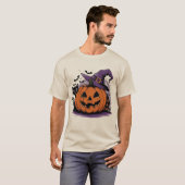パンプキンウィッチハロウィーンナイト Tシャツ (正面フル)