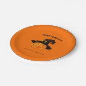 パンプキンウィッチハロウィーン紙プレート ペーパープレート (アングル)