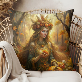 パンプキンウィッチフェアリー – コージーオータムウィッチコア クッション