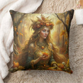 パンプキンウィッチフェアリー – コージーオータムウィッチコア クッション (ブランケット)