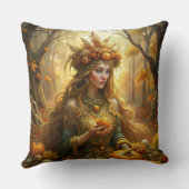 パンプキンウィッチフェアリー – コージーオータムウィッチコア クッション (裏面)