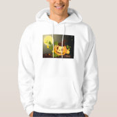 パンプキンウィッチメンフード付きスウェットシャツ パーカ (正面)