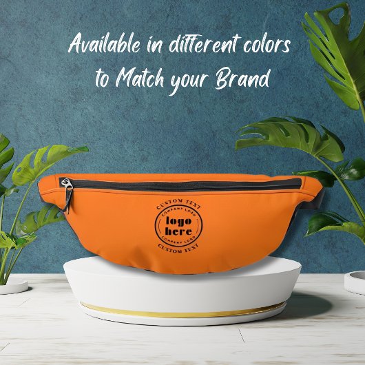 パンプキンオレンジの会社ロゴビジネスプロモーション ファニーパック