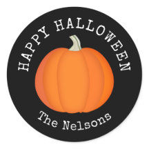 パンプキンオレンジ&ブラックハッピーハローウィン