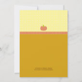 パンプキンオンザスタンドサンクスギビングディナー招待状 招待状 (裏面)