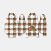 パンプキンオンブラウンプレイド – Happy Thanksgiving フェイバーボックス (折り畳みなし)