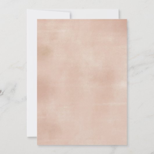 パンプキンオータムフローラファームベビーシャワー招待状 招待状 (裏面)