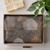 パンプキンオータムホワイトオレンジヴィンテージアンティークスケッチ 薄葉紙 (ギフト)