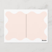 パンプキンオータム秋第1の誕生日招待状 ポストカード (裏面)