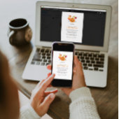 パンプキンカービングとカクテルハロウィーン招待状 招待状