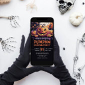 パンプキンカービングハローウィンパーティ 招待状