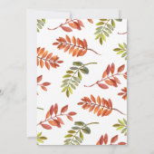 パンプキンカービングパーティの招待状ハロウィーン招待状 招待状 (裏面)