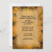 パンプキンカービングパーティの招待状 招待状 (正面)