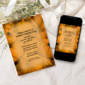 パンプキンカービングパーティの招待状 招待状