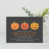 パンプキンカービングパーティーハロウィーン 招待状 (スタンド正面)