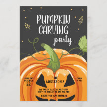 パンプキンカービングパーティー不気味ハロウィン誕生日