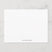 パンプキンカービングパーティー インビテーションポストカード (裏面)