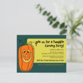 パンプキンカービングパーティー インビテーションポストカード (スタンド正面)