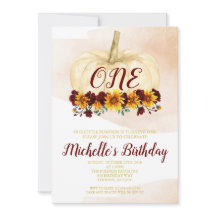 パンプキンガールサンフラワー金ゴールドファースト誕生日