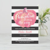 パンプキンガールベビーシャワー招待状 招待状 (スタンド正面)