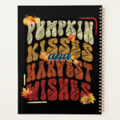 パンプキンキスと収穫願い、居心地の良い秋 プランナー手帳 (裏面)