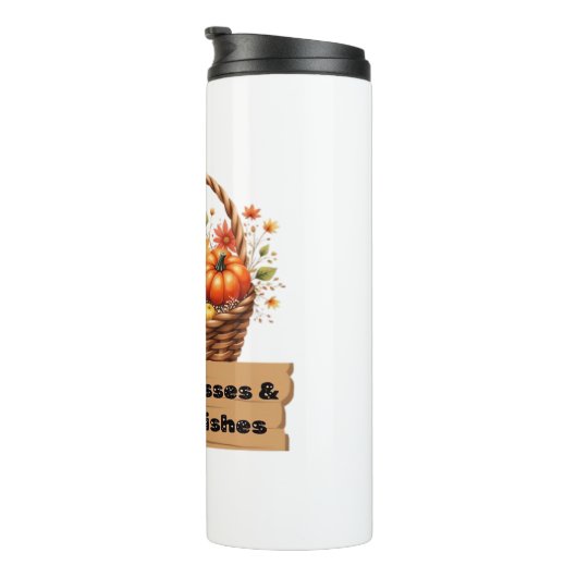 パンプキンキス&ハーベストウィーズ秋デザインオーバーシ タンブラー (回転右)