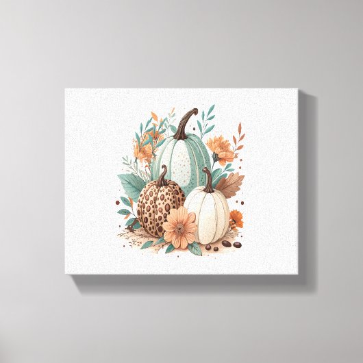 パンプキンキッズハロウィーン キャンバスプリント (正面)