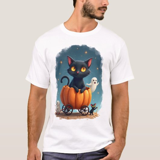 パンプキンキャットエクスプレス Tシャツ (正面)