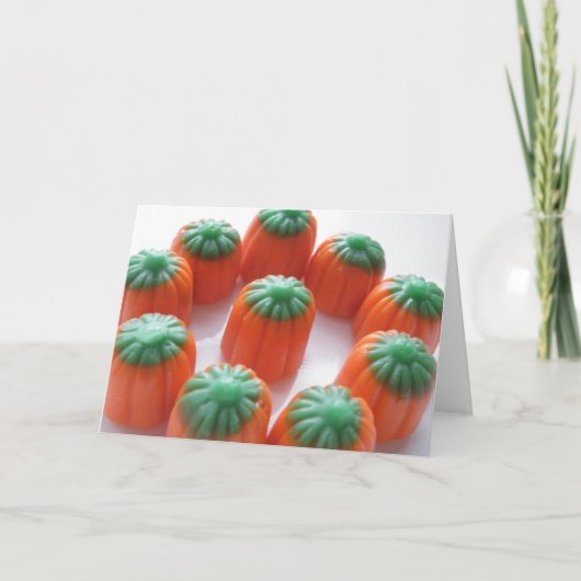 パンプキンキャンディーコーンカード カード (正面)