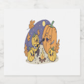 パンプキンキャンプファイアセレナーデ スパークリングワインラベル (シングルラベル)