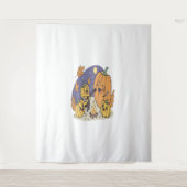 パンプキンキャンプファイアセレナーデ タペストリー (正面)