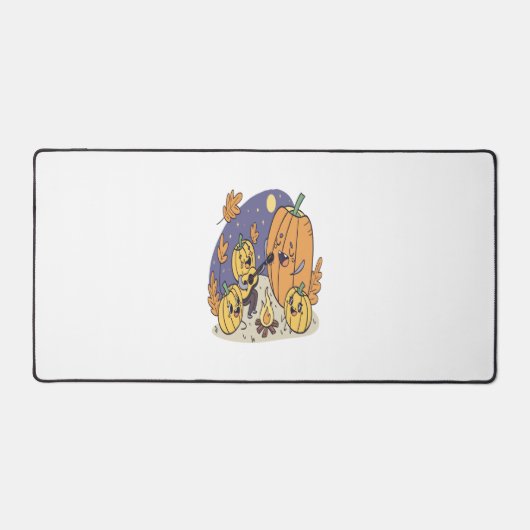 パンプキンキャンプファイアセレナーデ デスクマット (正面)