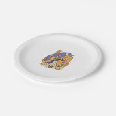 パンプキンキャンプファイアセレナーデ ペーパープレート (アングル)