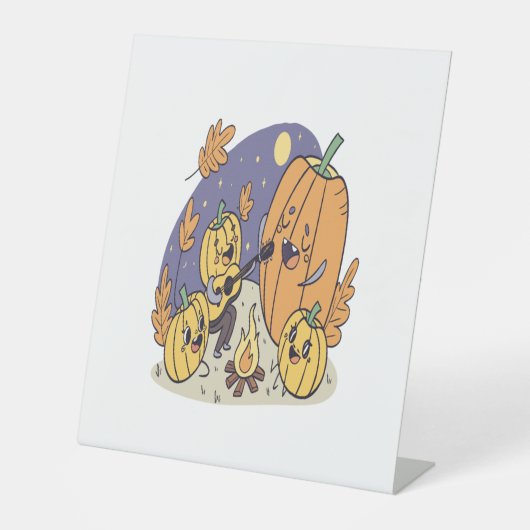 パンプキンキャンプファイアセレナーデ 台座サイン (正面)