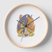 パンプキンキャンプファイアセレナーデ 壁時計 (正面)