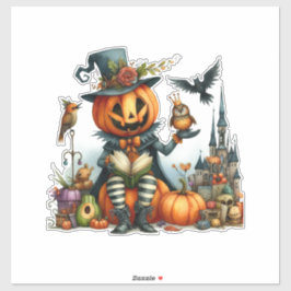 パンプキンキングと友人 シール