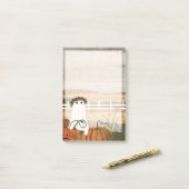 パンプキンキングメモ帳 ポストイット (デスク上)