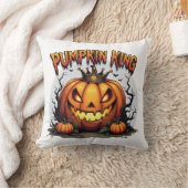 パンプキンキング – ハロウィーンおもしろいの支配者 クッション (ブランケット)