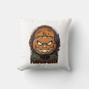 パンプキンクイーン シャツ ヴィンテージ ハロウィン ジャックオランタン クッション
