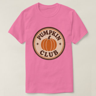 パンプキンクラブ ビンテージ かぼちゃ デザイン Tシャツ