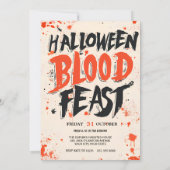 パンプキングリンのハロウィンパーティー 招待状 (裏面)