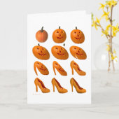 パンプキングリーティングカード カード (黄色い花)