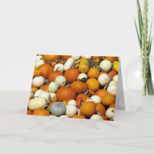 パンプキングリーティングカード シーズンカード (正面)