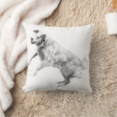 パンプキングローと飛び上がる喜び クッション (ブランケット)