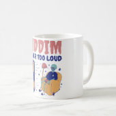 パンプキンゲーマー怠惰ハロウィーン衣装ビデオゲームコン コーヒーマグカップ (正面右)