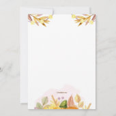 パンプキンコテージ引っ越し祝いパーティーパーティー 招待状 (裏面)